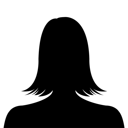 Female profile silhouette