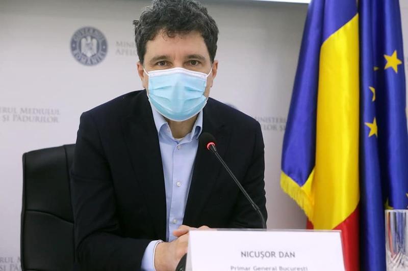 Trendul descrescător COVID din București confirmat de Nicușor Dan