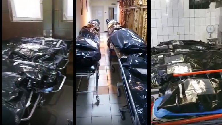Morga e plină la Spitalul Universitar din București, nu mai sunt saci