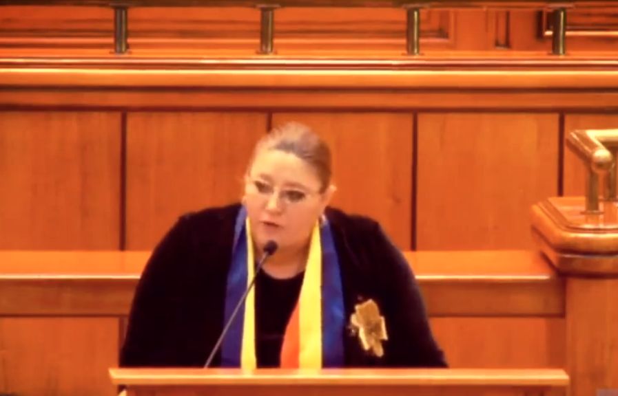 Diana Șoșoacă l-a atacat grav pe Florin Cîțu după discurs. Drogatule!