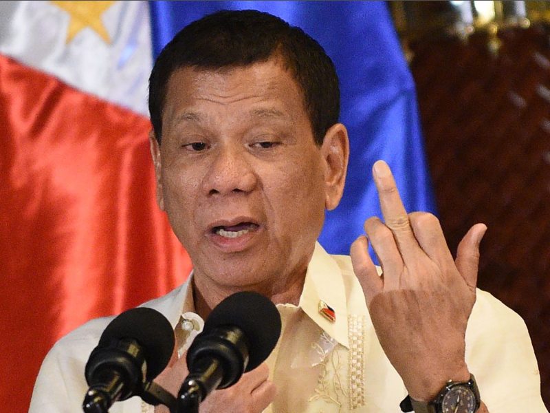 Persoanele nevaccinate vor fi arestate în Filipine, a spus Rodrigo Duterte