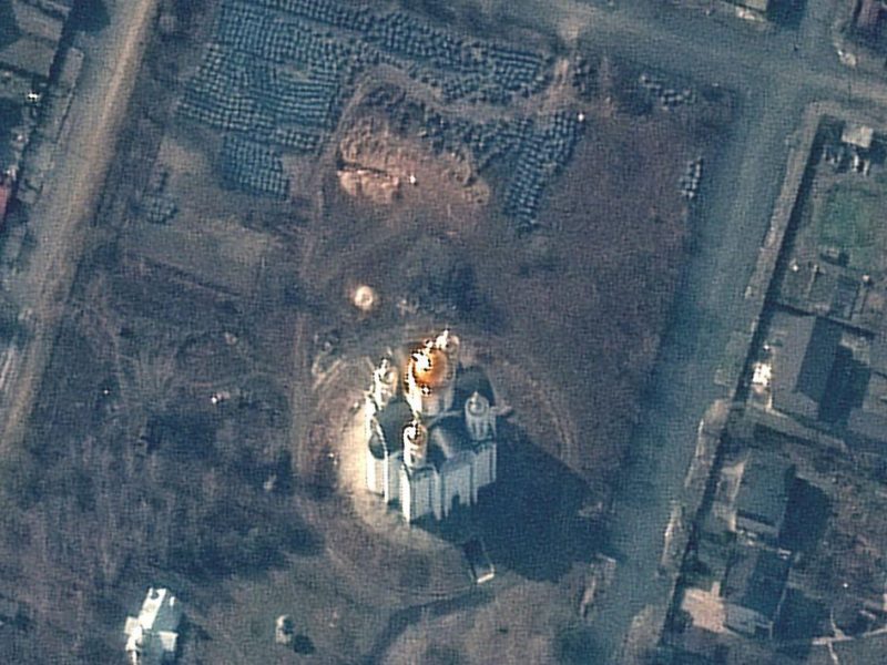 Imagini cu masacrul de la Bucha, din satelit au fost făcute publice