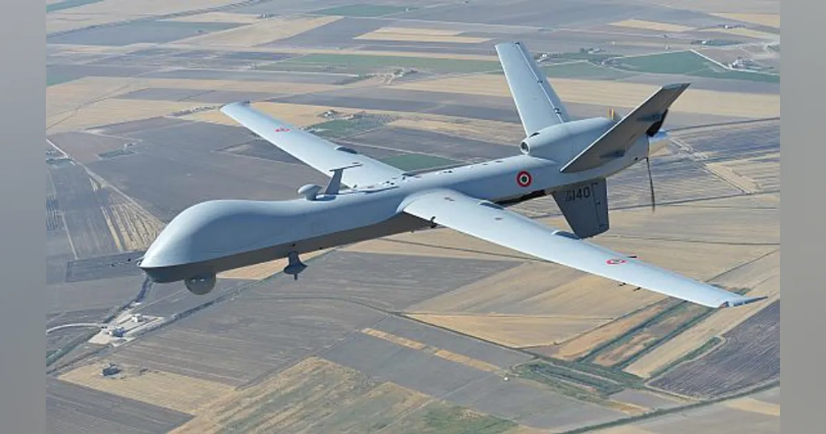 O dronă americană s-a prăbușit la Câmpia Turzii, de tipul MQ-9 Reaper
