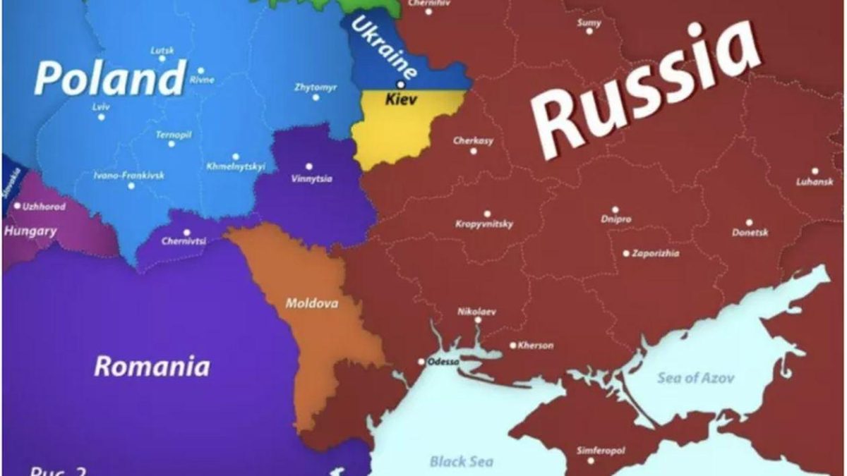 Ce este harta lui Medvedev și cum a fost impărțită o felie din Ucraina României
