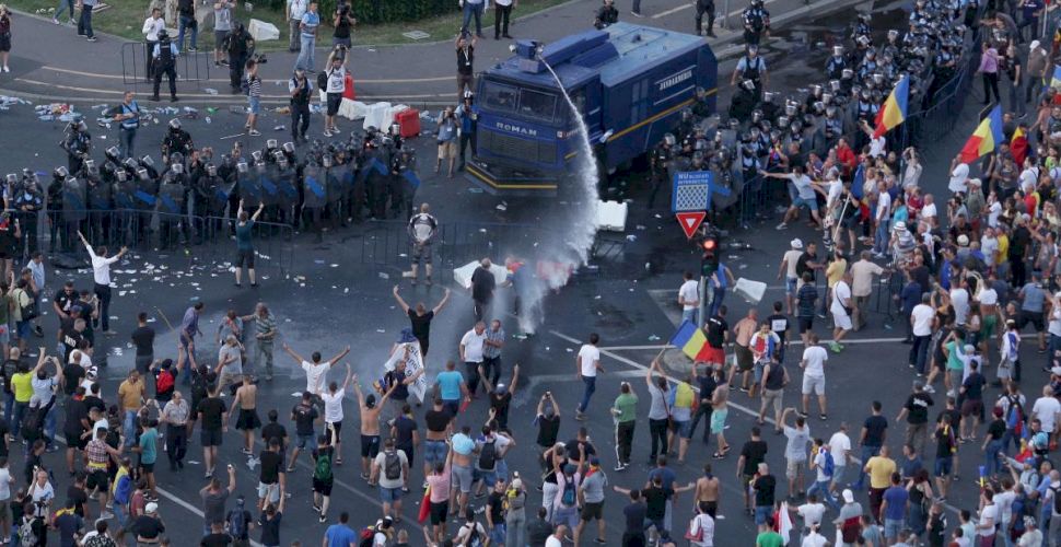 Protestul diasporei de acum patru ani, reprimarea brutală a manifestanților