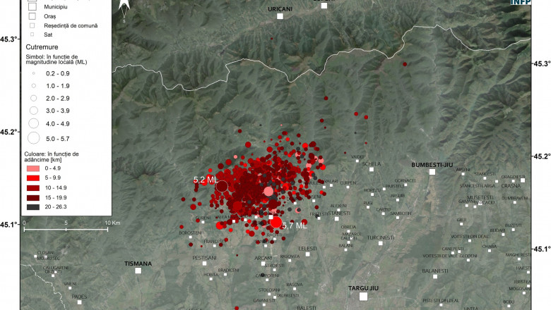 Cutremurele din Gorj au generat sute de cereri de despăgubiri