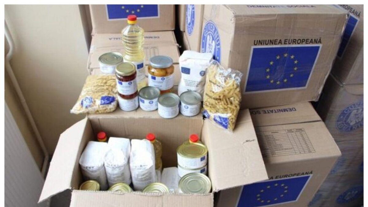 Pachetele cu alimente de la Uniunea Europeană vor fi distribuite