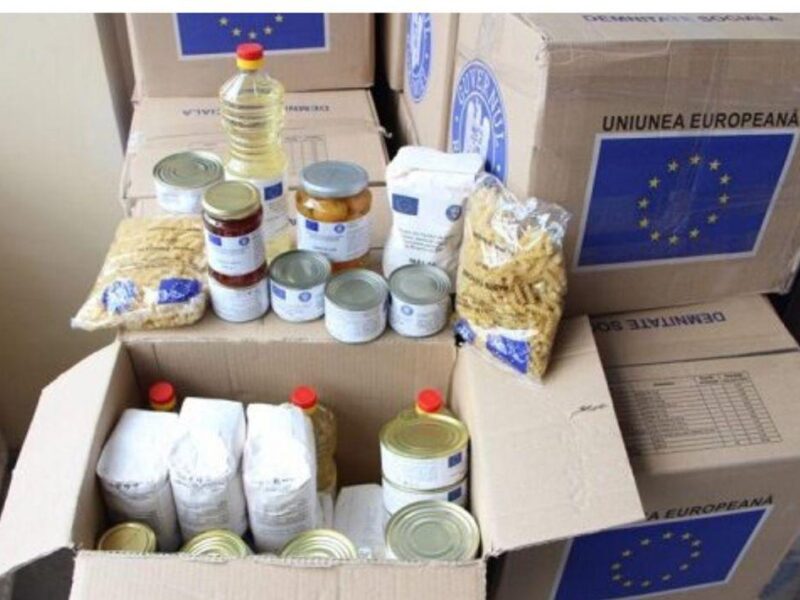 Pachetele cu alimente de la Uniunea Europeană vor fi distribuite