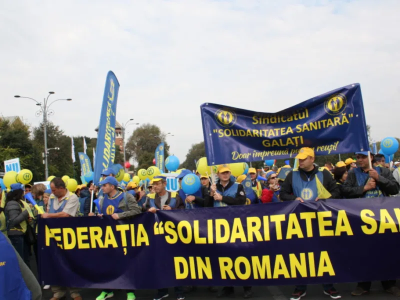 Federația „Solidaritatea Sanitară” a anunțat că protestele vor continua