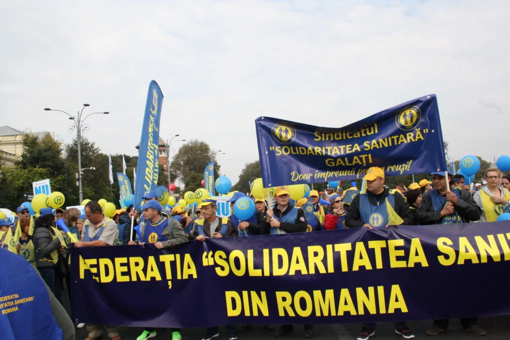 Federația „Solidaritatea Sanitară” a anunțat că protestele vor continua