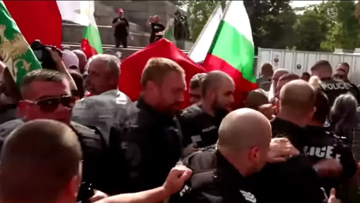 Sunt protestele ample în Bulgaria împotriva NATO și UE