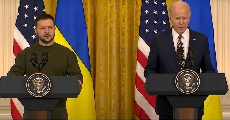 Președintele Ucrainei, Volodimir Zelenski, a sosit în Statele Unite