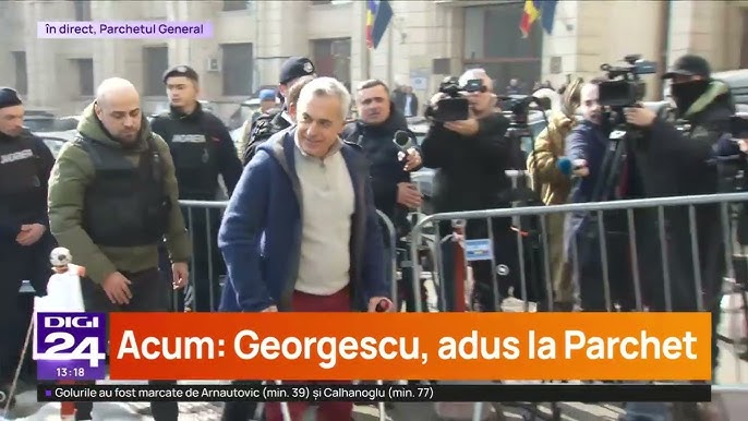 Călin Georgescu, adus la Parchetul General