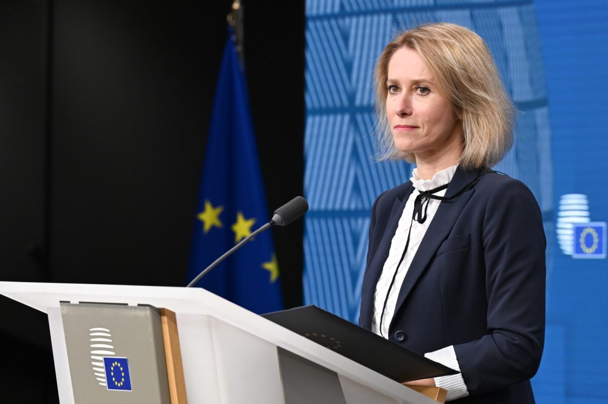 Kaja Kallas, șefa diplomației europene