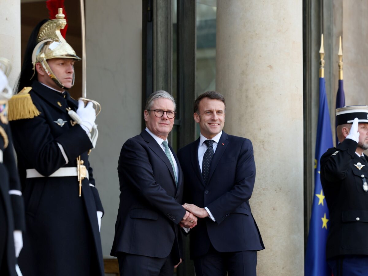 Keir Starmer și Emmanuel Macron