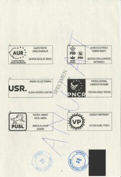 Poșta Română a expediat buletinele de vot pentru românii din diaspora 4 Buletin de vot alegeri 2025