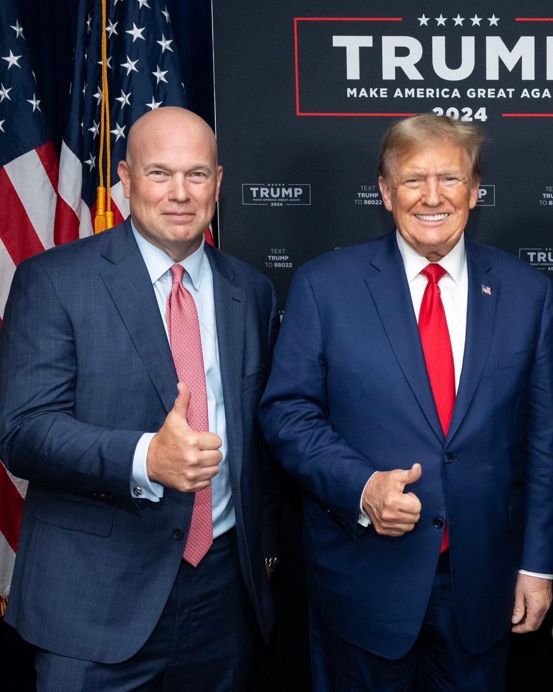 Matthew G. Whitaker și Donald Trump