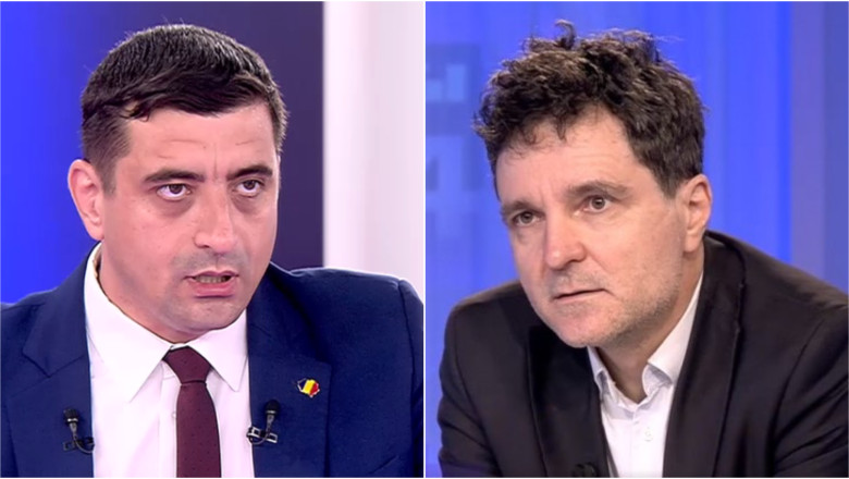 George Simion si Nicușor Dan