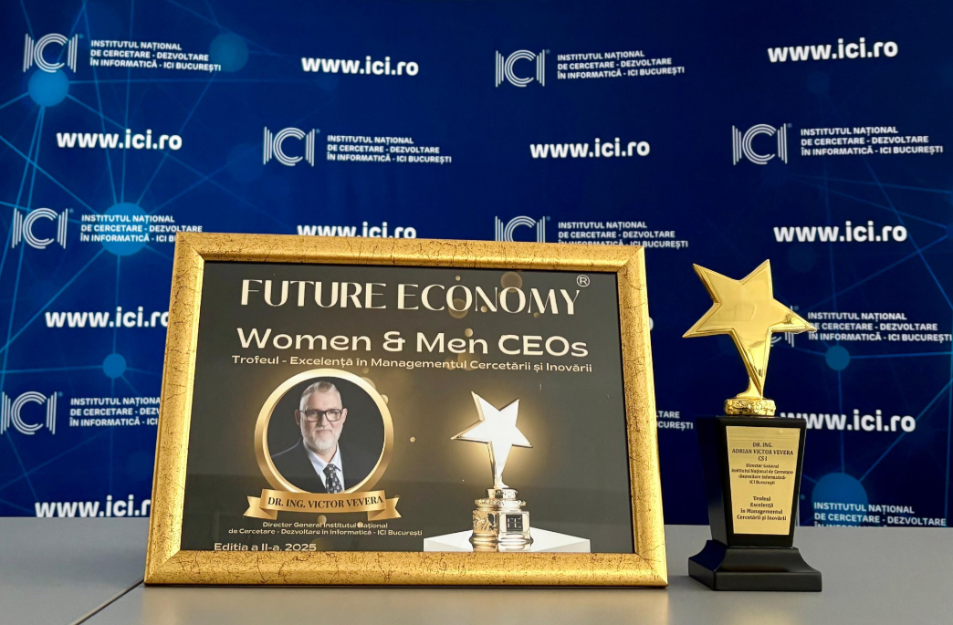 Institutul Național de Cercetare-Dezvoltare în Informatică, distins la Gala Future Economy