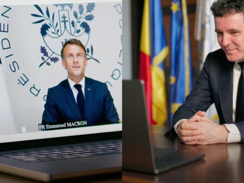 macron isi anunta sustinerea pentru nicusor dan cei doi au vorbit prin video call in franceza sunt constient de ce este in joc 973116