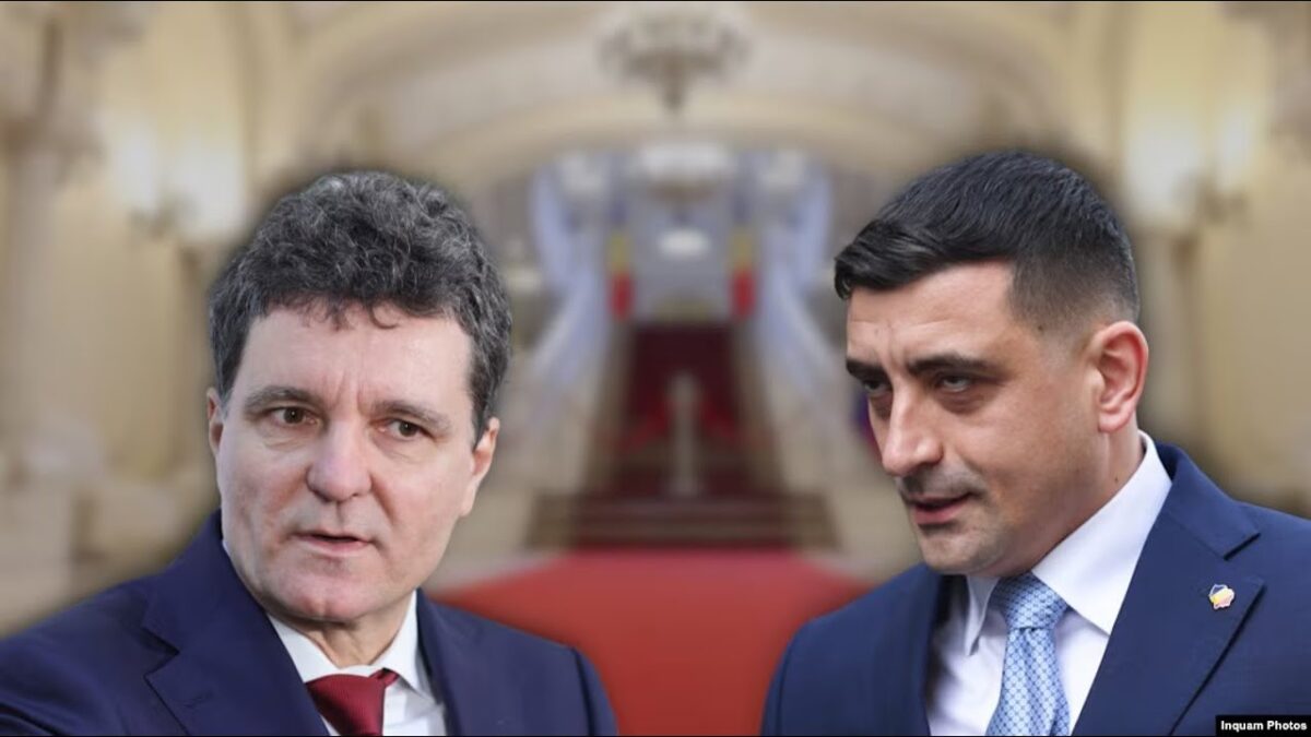 Nicușor Dan și George Simion