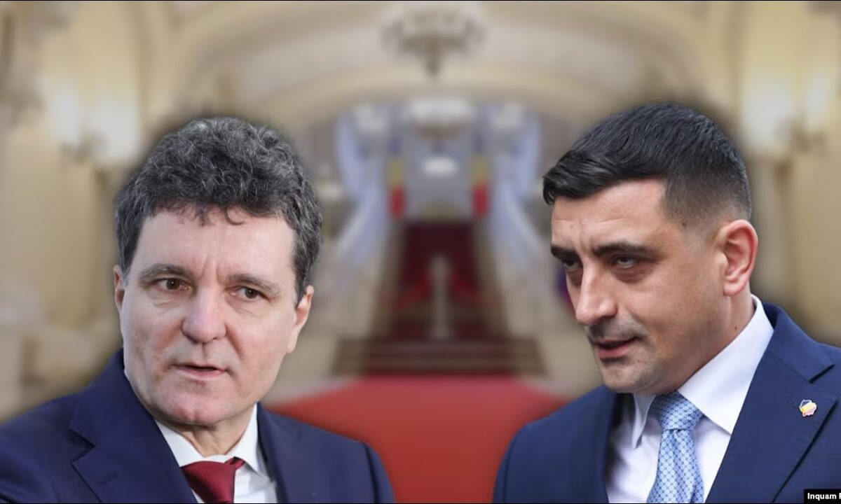 Nicușor Dan și George Simion