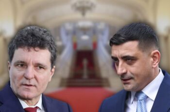 Nicușor Dan și George Simion