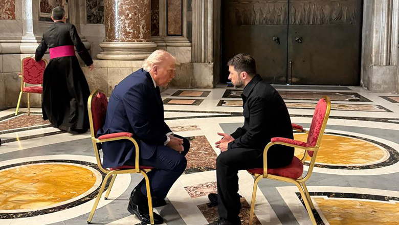 Trump și Zelenski la Vatican
