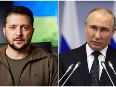 Zelenski acceptă negocierile cu Rusia și îl invită pe Putin la discuții în Turcia. Reacția liderului rus 3 Zelenski și Putin