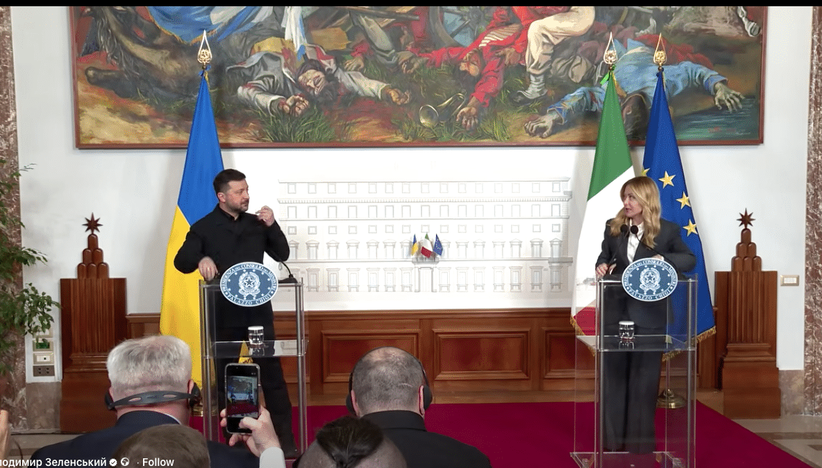 Zelenski și Meloni